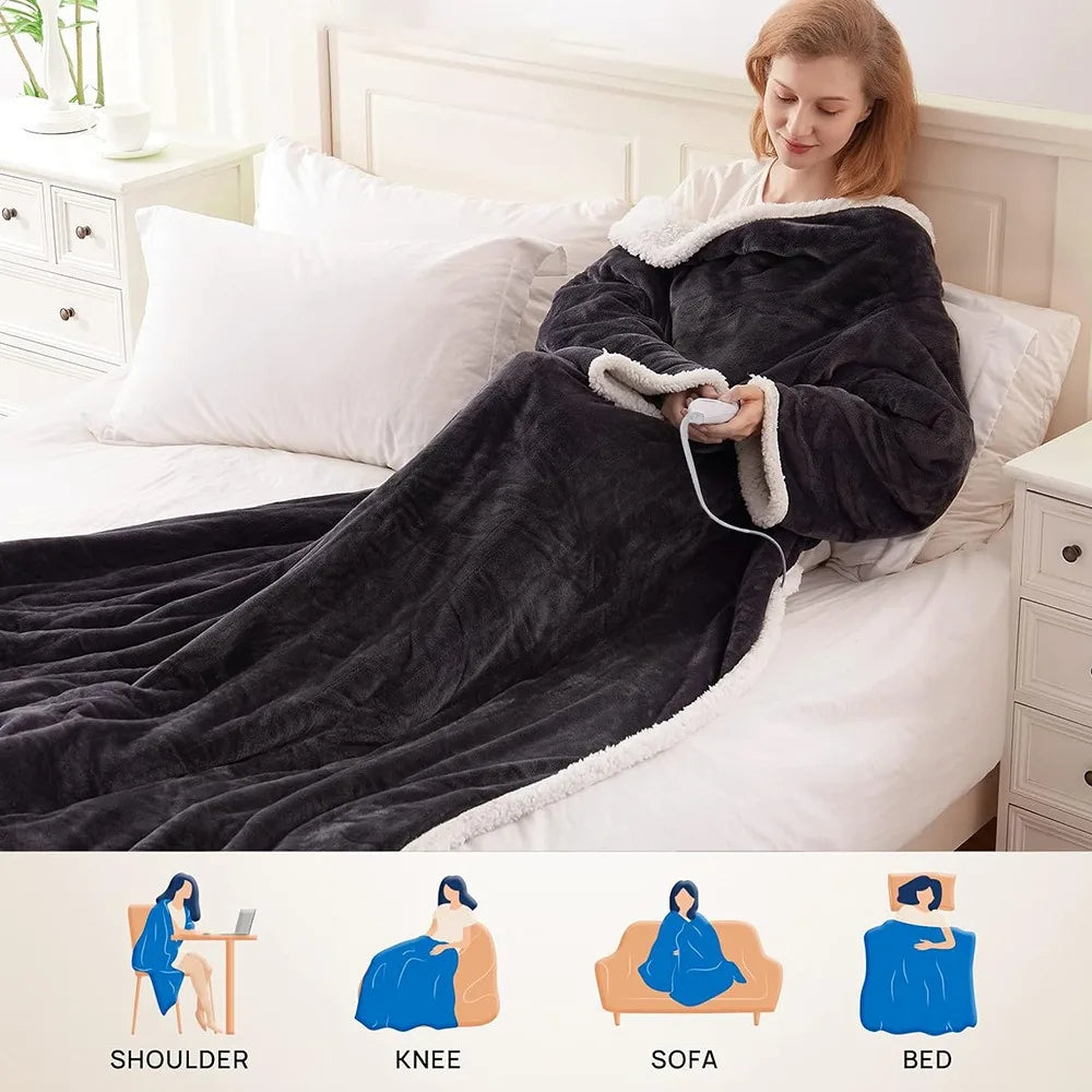 Warmify Wearable Electric Heating Sleeve Blanket